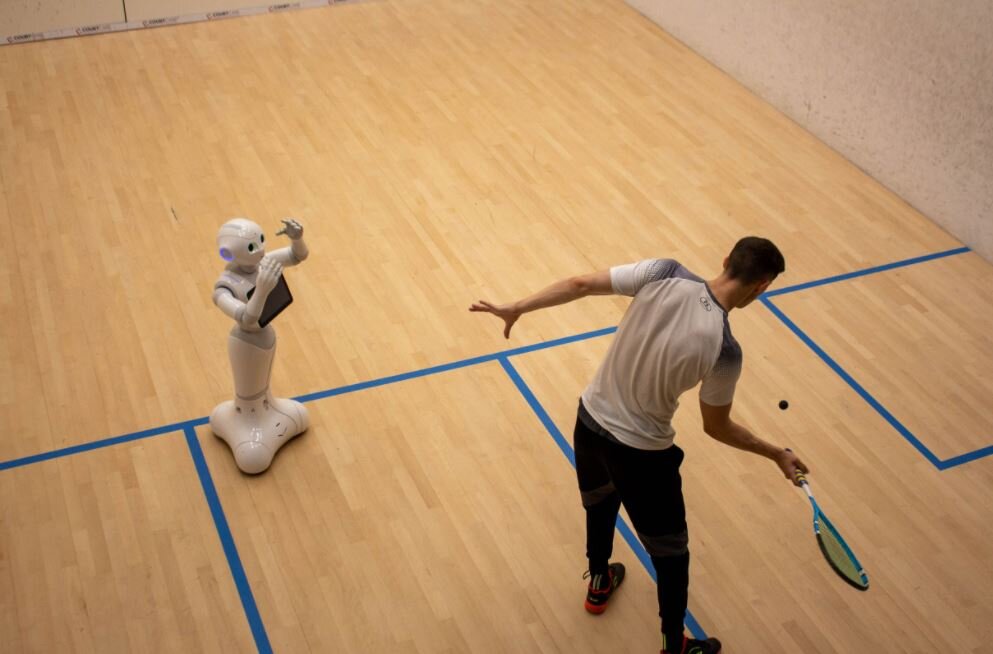 World's first robotic squash coach