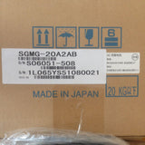 YASKAWA AC SERVO MOTOR SGMG-20A2AB