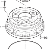 HW0388208-A,REDUCER, S-AXIS, ES165D, ES165 MS210 MH225 GP180